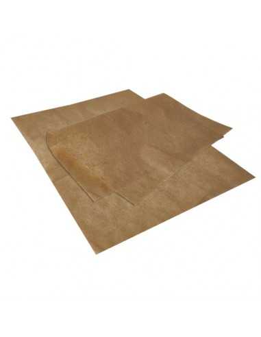 Hojas de papel kraft marrón anti grasa para envolver 35 x 25 cm