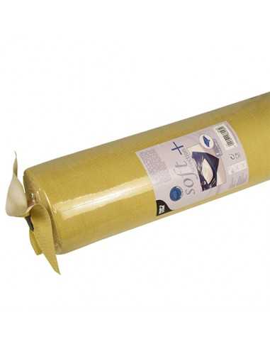 Mantel de papel biodegradable dorado 5 x 1,20 metros, rollo de mantel  desechable 100% reciclable, recortable, color oro, decorac