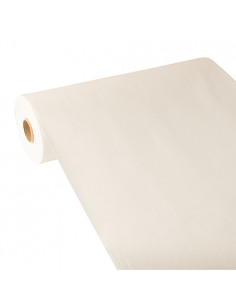Camino de mesa papel aspecto tela Royal Collection blanco 24 m x 40 cm