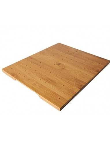 Tabla en madera de bambú servicio pinchos tapas  25 x 30 cm
