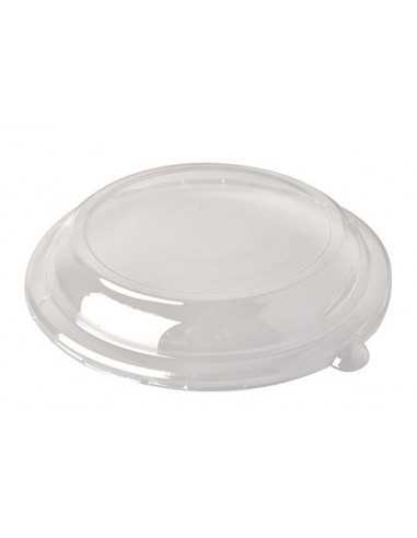Tampas plástico transparente para pratos redondos Ø 23 cm