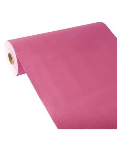 Caminho de mesa papel tipo tecido, PV-Tissue mix "ROYAL Collection" 24 m x 40 cm fucsia