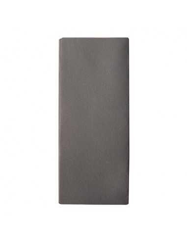 Guardanapos papel airlaid tipo tecido cinza escuro 1/8 premium