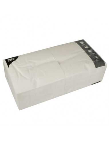 Servilletas papel color blanco hostelería 40 x 40cm