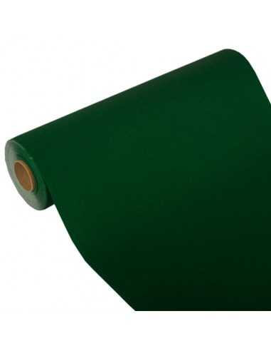 Camino de mesa papel aspecto tela Royal Collection verde oscuro 24 m x 40 cm