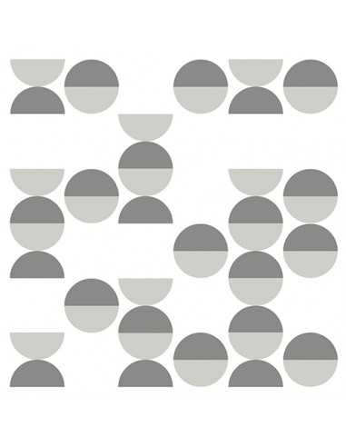 Servilletas de papel decoradas gris blanco 33 x 33 cm
