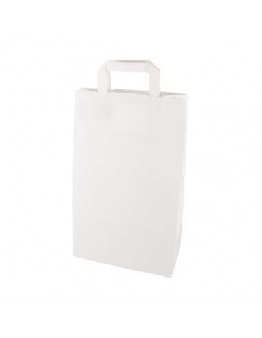 Bolsas papel kraft blanco con asa 36 x 22 x 10cm