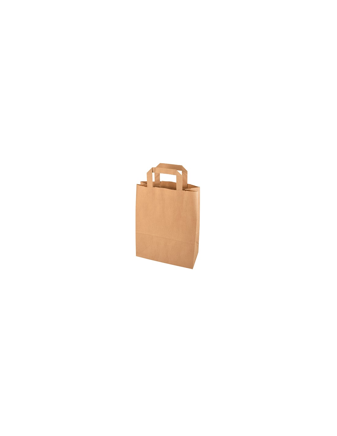 Bolsa de papel Kraft, 50 unidades, hecha de papel kraft 100% reciclable y  biodegradable, bolsas de papel marrón (10#)
