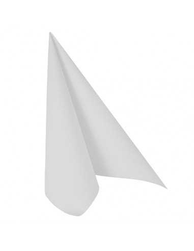 Servilletas papel aspecto tela Royal Collection color blanco 40 x 40 cm