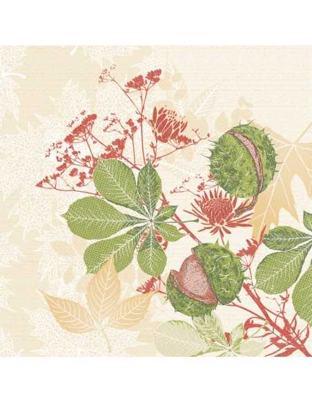 Servilletas de papel decoradas Royal Collection 40 x 40 cm Autum Leaves