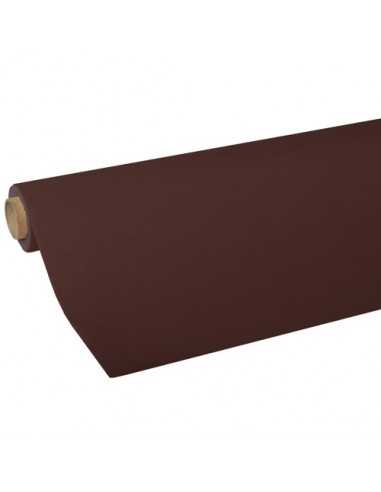 Toalha de mesa papel tisú castanho escuro 5 x 1,18m Royal Collection