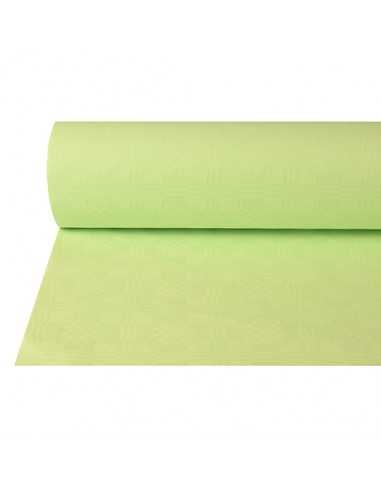 Toalha de mesa papel reciclado com relevo damasco verde pastel rolo 50 m x 1 m