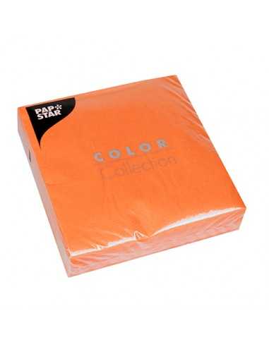 Servilletas de papel color naranja 33 x 33 cm Color Collection