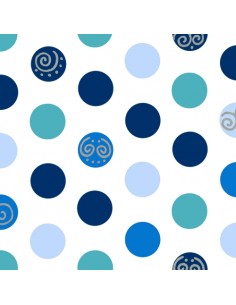 Servilletas de papel decoradas color azul 33 x 33 cm