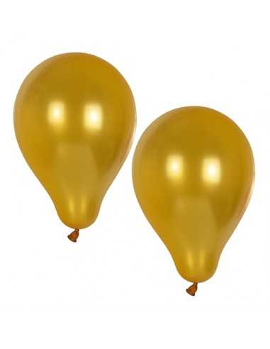 Globos de color oro para fiestas de Ø 25 cm