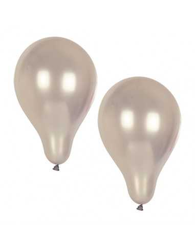 Balões cor prata decoração de festas de Ø 25 cm