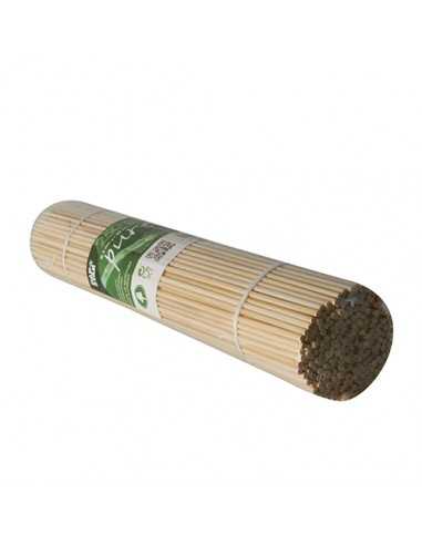 Espetos de madeira bambu natural Ø 3 mm x 30 cm Pure