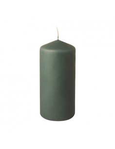 Vela taco color verde gris para decoración Ø 69 x 150 mm