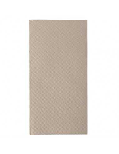 Servilletas de papel tisú aspecto tela color gris  Royal Collection 40 x 40 cm 1/8