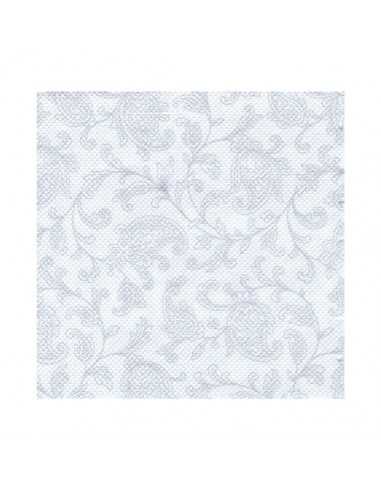 Guardanapos papel decorados aparência tecido Ornaments branco Royal Collection 25 x 25 cm