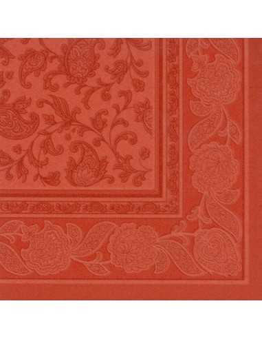 Guardanapos de papel decorados cor terracota Royal Collection 40 x 40 cm "Ornaments"