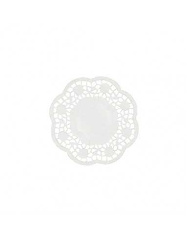Blondas papel para platos tazas café color blanco Ø 10 cm