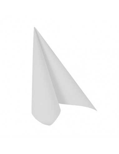Servilletas papel aspecto tela Royal Collection color blanco 25 x 25cm