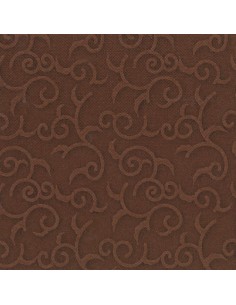 Servilletas papel decoradas color marrón 40 x 40 cm Royal Collection Casali