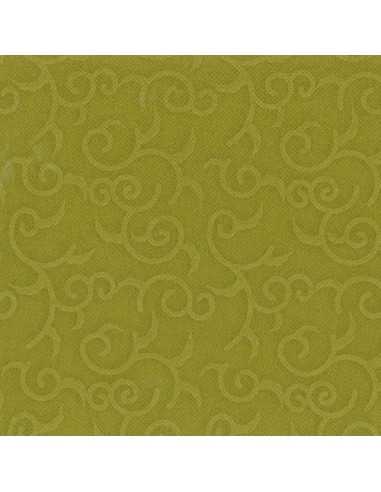 Servilletas papel decoradas color verde oliva 40 x 40 cm Royal Collection Casali