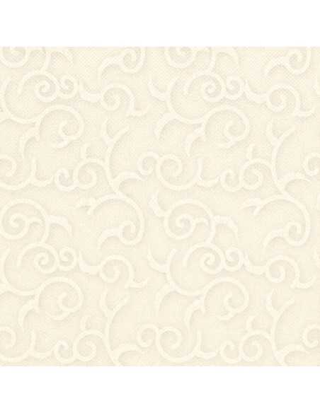 Servilletas papel decoradas color crema 40 x 40 cm Royal Collection Casali