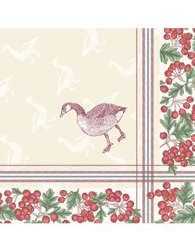 Guardanapos papel aspecto tecido decorados Royal Collection 40  x 40 cm