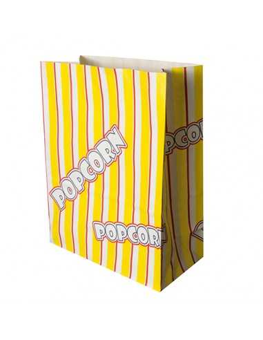 Bolsas para palomitas papel antigrasa 24,5 x 19 x 9,5 cm Popcorn