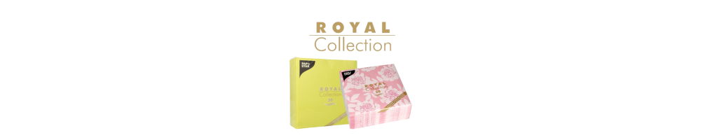 Guardanapos de papel com aspeto de tecido Royal Collection